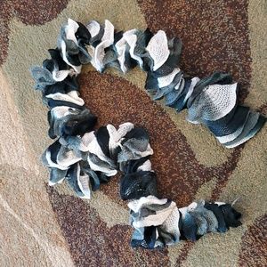 Women's hand crocheted 82" scarf